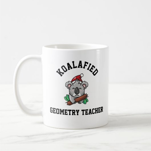 Mug Prof de géométrie koalafié (Gauche)