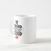 Mug Prof de gym comme un prof normal mais en plus cool (Devant gauche)