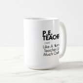 Mug Prof de gym drôle défini (Devant droit)
