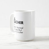 Mug Prof de gym drôle défini (Devant gauche)
