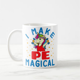 Mug Prof de gym licorne Je rends le cours de gym magiq