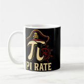 Mug Prof de mathématiques drôle de pirate de la journé (Gauche)