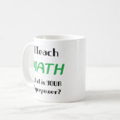 Mug prof de maths (Devant gauche)