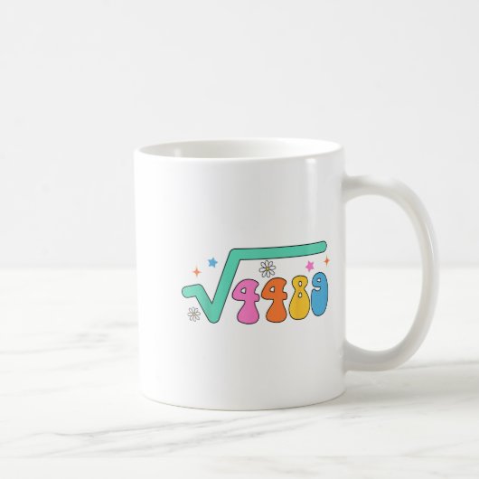 Mug Prof de maths amateur de maths la racine carrée de (Droite)