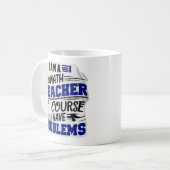 Mug Prof de maths Blague  (Devant gauche)