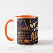 Mug Prof de maths drôle d'Halloween sorcière mieux alg (Gauche)