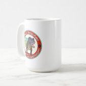 Mug Prof de maths drôle dinosaure (Devant gauche)