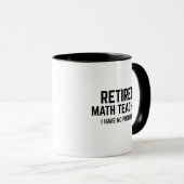Mug Prof de maths drôle enseignant professeur de mathé (Devant droit)