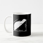Mug Prof de maths drôle, Hiptenuse drôle, professeur d (Gauche)