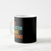Mug Prof de maths drôle soit comme la soustraction et (Devant gauche)