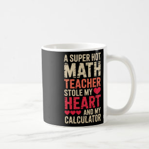 Mug Prof de maths Saint-Valentin Algèbre Calcul Amour