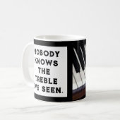 Mug Prof de Piano Drôle (Devant gauche)