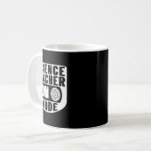 Mug Prof de science drôle en mode activé avec atome (Devant gauche)