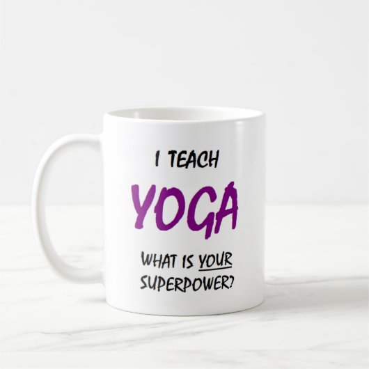 Mug prof de yoga (Gauche)