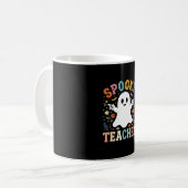 Mug Prof Enseignant Fantôme Mignon Halloween Design_1 (Devant gauche)
