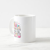 Mug Prof Enseignant Spécialisé Groovy Lapin de Pâques (Devant gauche)