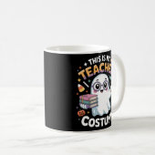 Mug Prof fantôme mignon Kawaii – Classe amusante d'Hal (Devant droit)