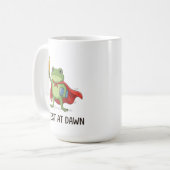 Mug Prof Frog Nous Testons à l'Aube Coordinateur de Jo (Devant gauche)