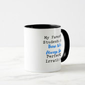 Mug Prof Irrationnel Humour pour Enseignant de Mathéma (Devant droit)