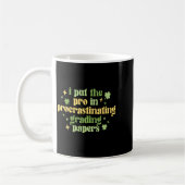 Mug Prof Jour De La Saint Patrick École Pro En Retard (Gauche)
