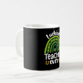 Mug Prof le plus chanceux de l'école jour de la Saint- (Devant gauche)