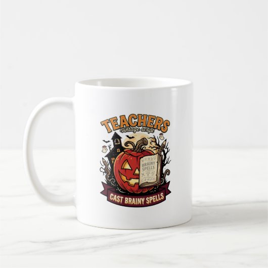 Mug Prof Magic Cerveau Halloween (Gauche)