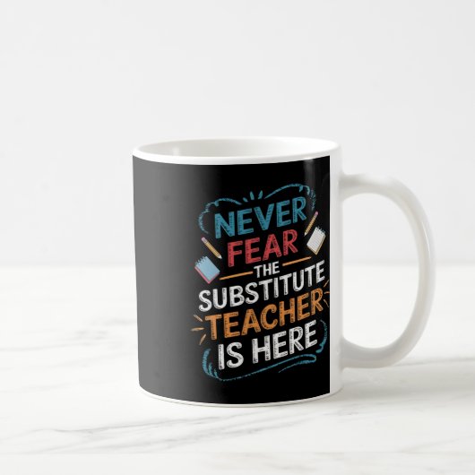 Mug Prof remplaçant Enseignant suppléant Et Prof rempl (Droite)