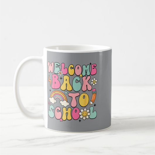 Mug Prof Retro de Retour à l'École (Gauche)