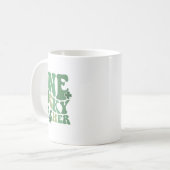 Mug Prof sympa chanceux visage trèfle Saint-Patrick (Devant gauche)