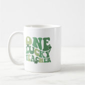 Mug Prof sympa chanceux visage trèfle Saint-Patrick (Gauche)