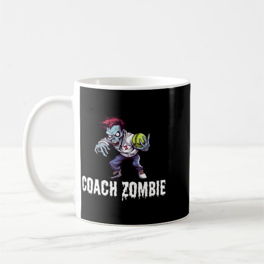 Mug Prof zombie enseignant d'éducation physique coach (Gauche)