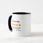 Mug Professeur 5 étoiles | Cadeau d'appréciation pour (Devant gauche)