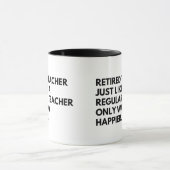 Mug Professeur À La Retraite Drôle Professeur À La Ret (Centre)