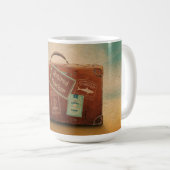 Mug Professeur à la retraite, plus de temps pour voyag (Devant droit)