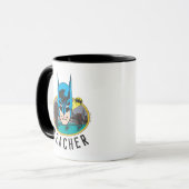 Mug Professeur à la tête de Batman (Devant gauche)
