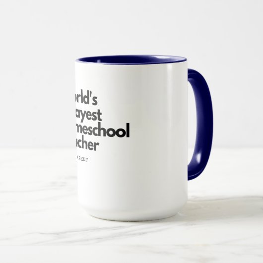 Mug Professeur à l'école Okayest (Devant droit)