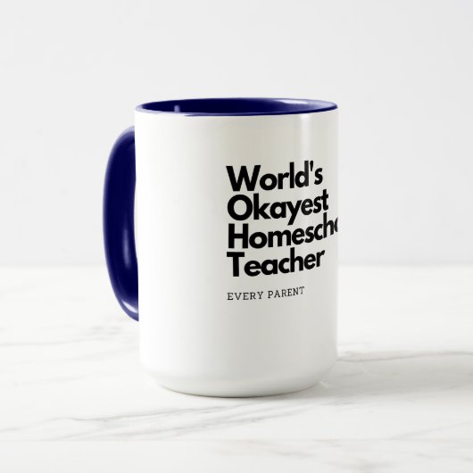 Mug Professeur à l'école Okayest (Devant gauche)