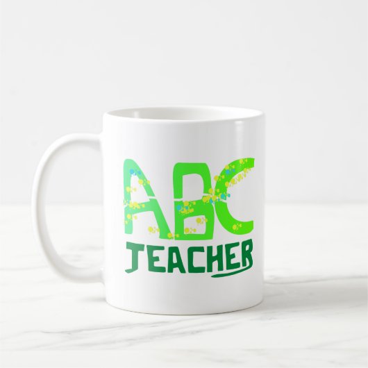 Mug Professeur ABC personnalisé (Gauche)