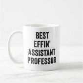 Mug Professeur adjoint Best Effin' (Gauche)