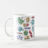 Mug Professeur Affirmations quotidiennes Appréciation  (Gauche)