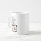 Mug Professeur aidant les petits esprits à grandir Liv (Devant gauche)