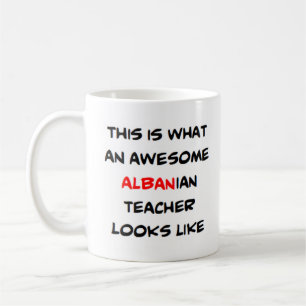 Mug professeur albanais, génial