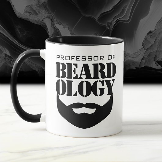 Mug Professeur amusant de Beardologie