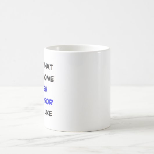 Mug professeur anglais, génial (Centre)