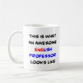 Mug professeur anglais, génial (Gauche)