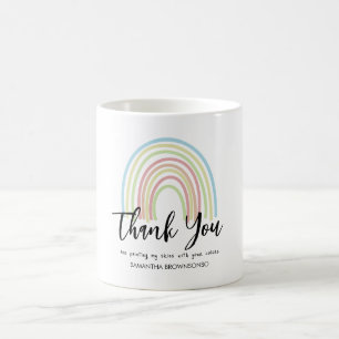 Mug Professeur arc-en-ciel aquarelle pastel