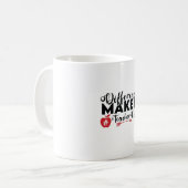 Mug Professeur Art Différence Maker Vie de l'enseignan (Devant gauche)