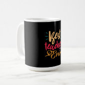 Mug Professeur Art Meilleur enseignant (Devant gauche)