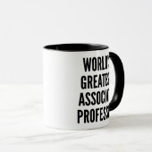 Mug Professeur associé le plus grand du monde (Devant droit)