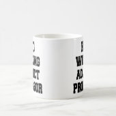 Mug Professeur auxiliaire au travail acharné (Centre)